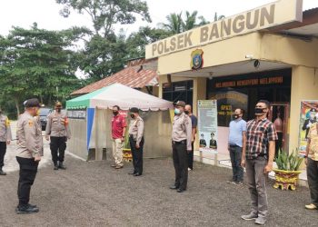 Kunjungi Polsek Bangun, Kapolres Simalungun Tekankan Netralitas Pelaksanaan Pilkada 2020