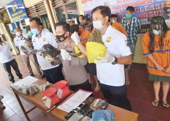 53 Tersangka Narkoba Diringkus Personil Polres Pematangsiantar