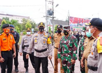 Polres Tanjungbalai Gelar Apel Antisipasi Bencana Alam Tahun 2020