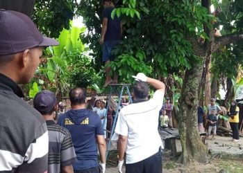 Diduga Putus Cinta, Warga Asahan Ini Nekad Bunuh Diri di Pohon Rambutan