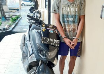 Pencuri Sepedamotor Ini Nyaris Tewas Diamuk Massa