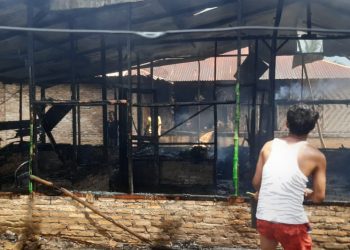 Pergi ke Ladang, Rumah J Nainggolan Ludes di Lalap Api