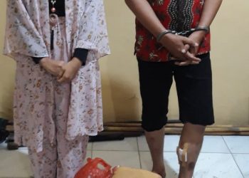 Bawa 14,2 Kg Ganja, Pasutri Asal Batubara Diringkus Polisi