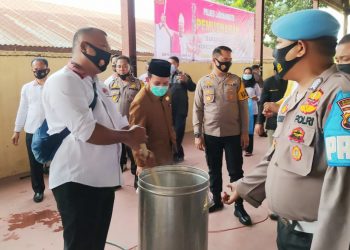 Polres Labuhanbatu Musnahkan Barang Bukti 15 KG Sabu