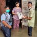 Peduli Korban Banjir, GM PEKAT-IB Serahkan Bantuan ke Masyarakat Sei Dua Hulu