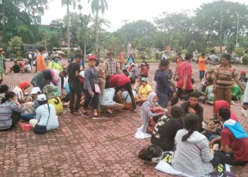 Tanggul PT IPS Belum Dibongkar, Warga Desa Perbaungan Demo Tuntut Janji Pemkab Asahan