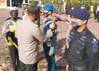 Sambut Natal dan Tahun Baru, Polres Tanjungbalai Apel Gelar Pasukan Operasi Lilin Toba 2020 