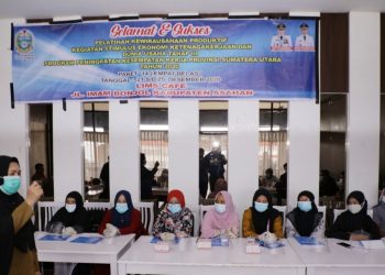 Kerjasama dengan Pemprovsu, Disnaker Asahan Gelar Pelatihan Kewiraausahaan Produktif