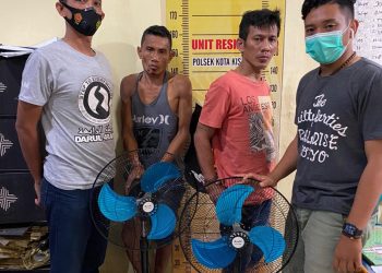 Mencuri, Royen dan Terawan Nginap di Sel Polsek Kota Kisaran