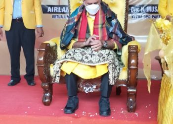 (Budi/taslabnews) Ketua Dewan Pimpinan Daerah (DPD) Partai Golkar Sumatra Utara, Musa Rajekshah.