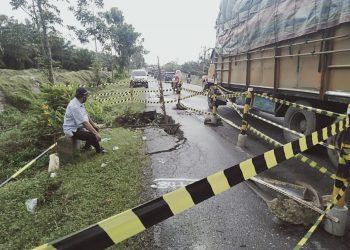 Jalinsum Kisaran-Rantauprapat longsor,