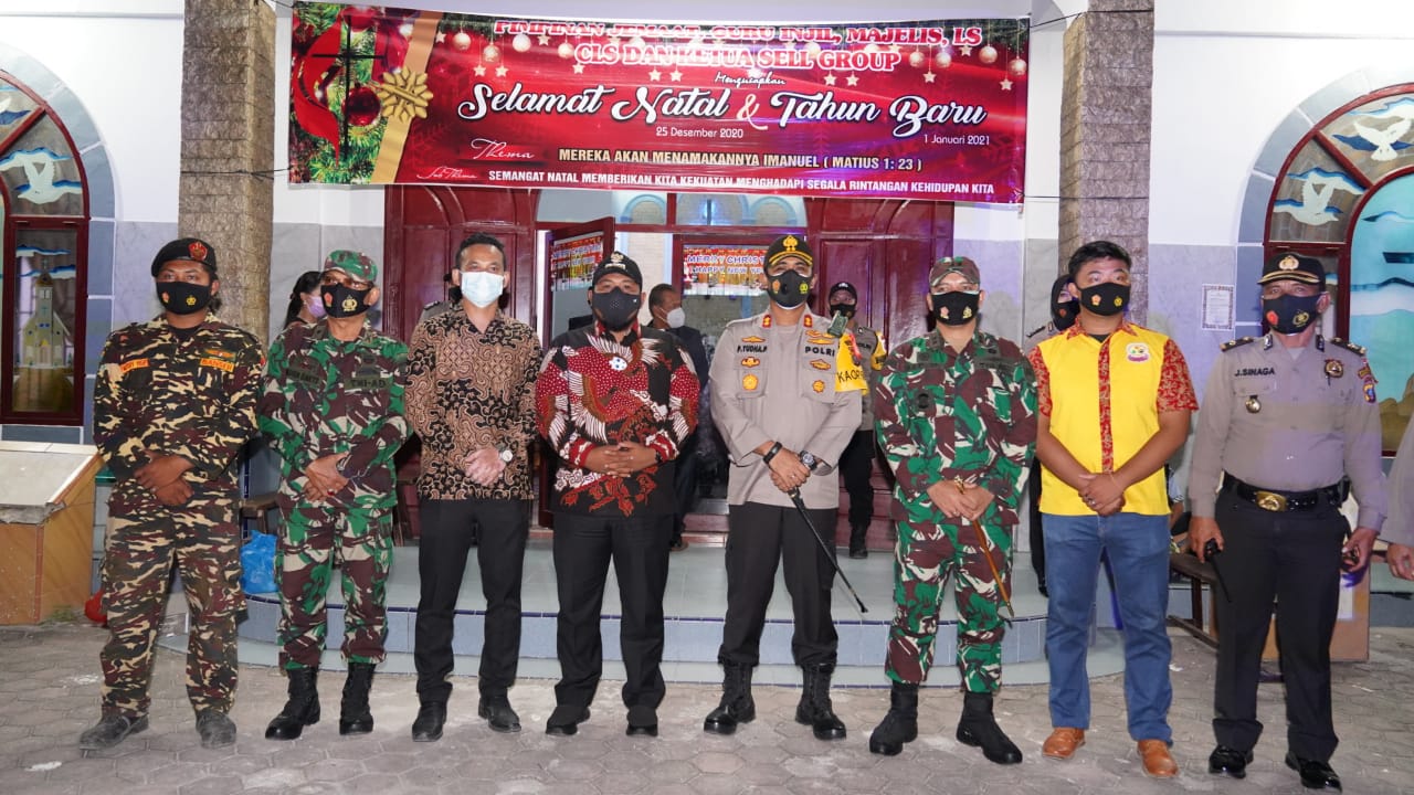 Kapolres dan Walikota Tanjungbalai Tinjau Gereja yang Rayakan Natal