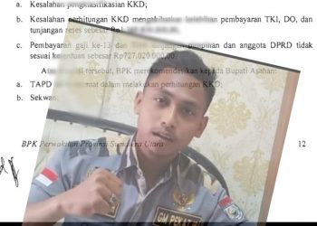 Hasil temuan BPK, Insert Muhammad Safii