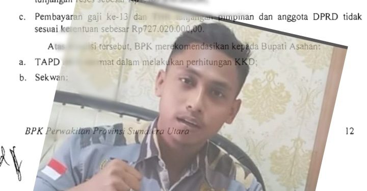 Hasil temuan BPK, Insert Muhammad Safii