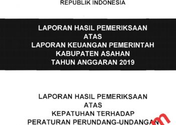 Buku pemeriksaan BPK di Asahan