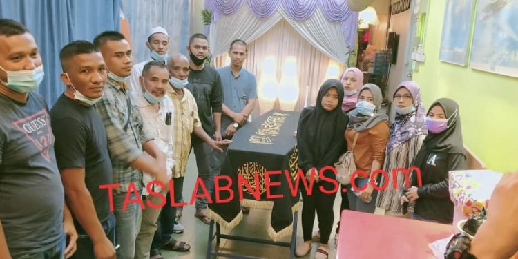 Jenazah korban sudah dimasukkan peti dan siap dikirim ke Indonesia
