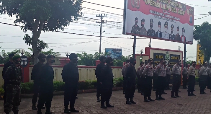 Apel persiapan pengamanan malam tahun baru 2021