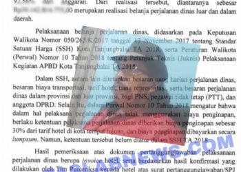 Temuan BPK atas perjalanan dinas dan penginapan di Setwan Tanjungbalai, insert Koordinator ICW Tanjungbalai Jaringan Sihotang