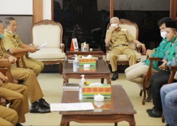 Terima Audiensi Pemuda Al Washliyah, Bupati Asahan Ingatkan Untuk Tetap Patuhi Protokol Kesehatan