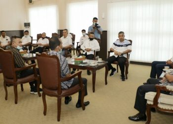 Dukung Pembangunan di Asahan, DPP Robert’s Center Auidensi ke Bupati