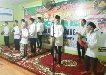 Pelaksanaan MTQ Desa Serdang Asahan Tahun 2021 Dibuka Camat Meranti