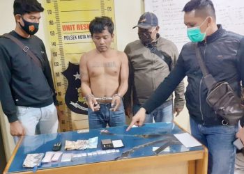 Walaupun Terkenal Licin, Bandar Sabu ini Tak Berdaya Saat Disergap Polisi