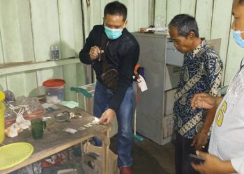 Dikibusin Jualan Sabu, Upah Tendi Bangun Diangkut Personel Polsek Kisaran Kota