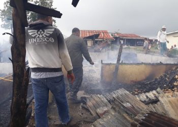 Dua Unit Rumah Dilalap Sijago Merah di Urung Purba Simalungun