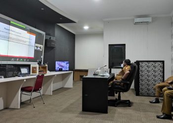 Cegah Penyebaran Covid 19, Wali Kota Tanjungbalai Rakor Virtual dengan Gubsu