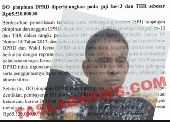Bukti temuan BPK, Insert Muhammad Isa Ansori