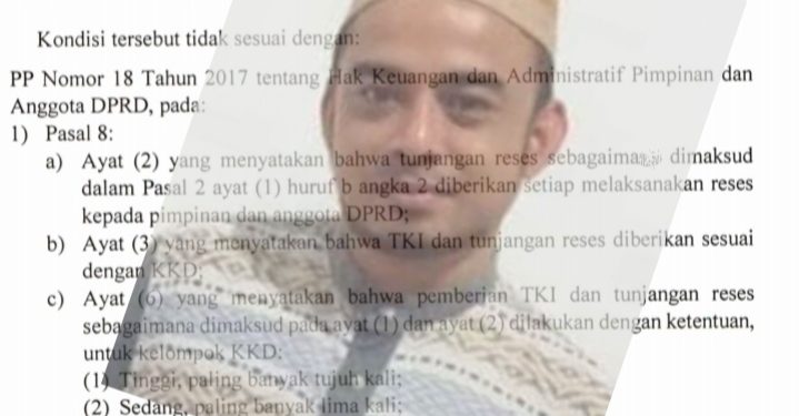 Bukti tunjangan reses 45 anggota DPRD Asahan yang tak sesuai aturan