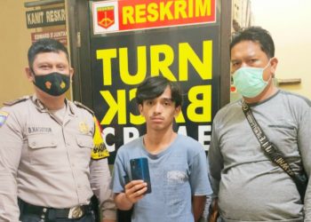 Jambret HP, Iman Syahputra Diamankan Petugas Polsek Tanjungbalai Utara