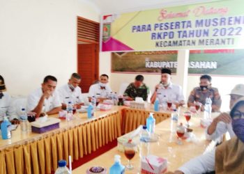 Camat Meranti Ajukan 110 Usulan Pada Musrenbang Kecamatan