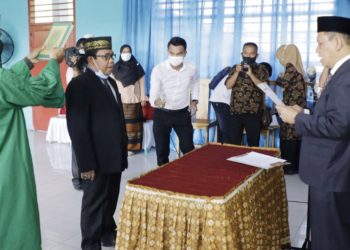 Lantik Rektor Masa Bakti 2021 – 2025, Ketua Yayasan Berharap UNA jadi Universitas Unggulan di Sumut