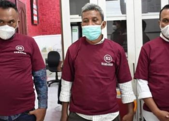 Kejari TBA Tahan 3 Tersangka Dugaan Korupsi Peningkatan TA