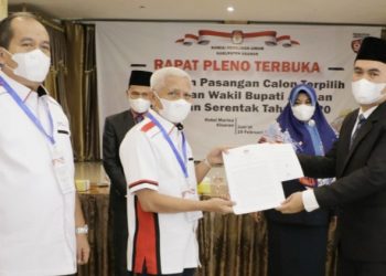 KPU Tetapkan Paslon Surya – Taufik Sebagai Bupati dan Wakil Bupati Asahan Terpilih