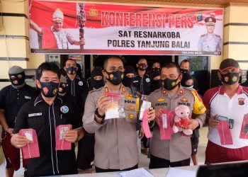 Dalam 40 Hari, Polres Tanjungbalai Amankan 48 Tersangka dari 37 Kasus Narkoba