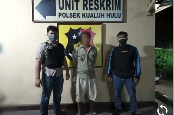 (Richad Silaban/taslabnews) RKS dan barang bukti diamankan Tim Unit Reskrim Polsek Kualuh Hulu