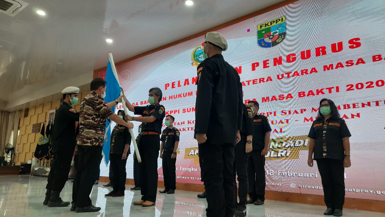 Lantik Pengurus LBH dan Wanita FKPPI, Gubsu : Organisasi ini Komponen Cadangan TNI Polri