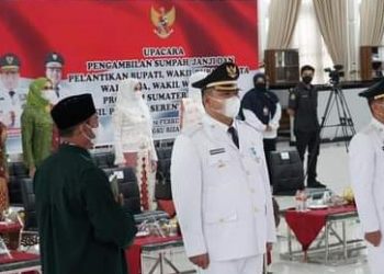 Hendriyanto Sitorus – Samsul Tanjung Dilantik Gubsu Jadi Bupati dan Wabup Labura