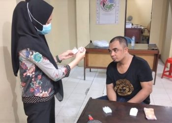 Jual Sabu di Tepi Jalan, Rahmat Dicokok Sat Res Narkoba Polres Tanjungbalai