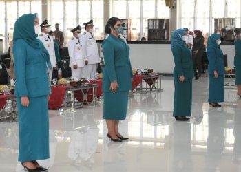 Hj Sri Silvisa Novita Dilantik Sebagai Ketua TP-PKK dan Dekranasda Kota Tanjungbalai 