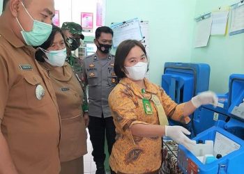 Sebanyak 40 Tenaga Medis di Kecamatan Meranti Asahan Telah Divaksinasi Covid-19