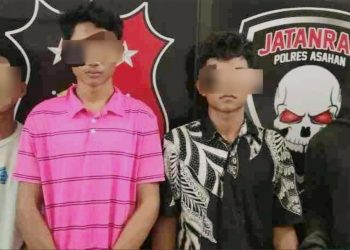 Bobol Rumah di Asahan, 4 Lajang Warga Batubara Diringkus Sat Reskrim Polres Asahan