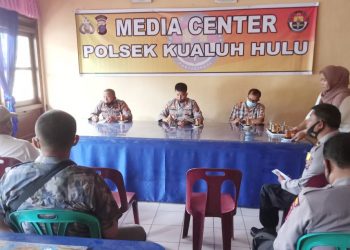Kapolsek Kualuh Hulu Ajak Insan Pers Dukung Program Kerja Kapolri