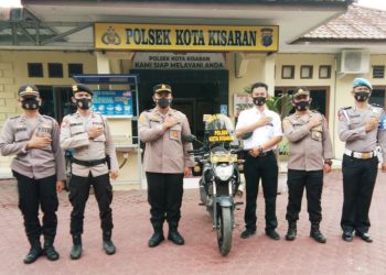 Beri Pelayanan Terbaik, Kapolsek Kota Kisaran Resmikan Kendaraan SKCK Delivery