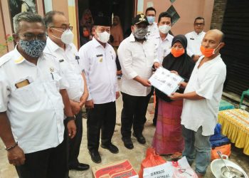 Korban Kebakaran di Kelurahan Selat Lancang Terima Bantuan