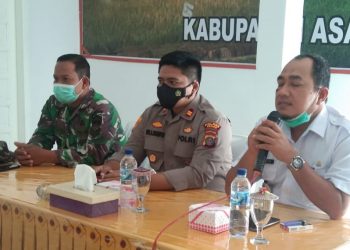 Kapolsek Kota Kisaran Silaturahmi dengan Warga dan Forkopincam  Meranti