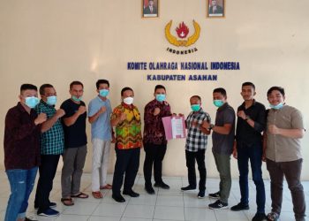 Terima Audiensi Pengurus ESI Kabupaten Asahan, Ini Pesan Ketua KONI