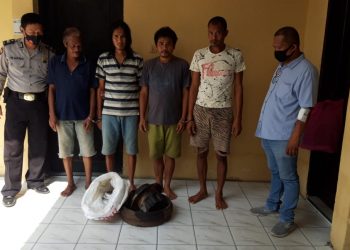 Empat Tersangka Pencurian Diringkus Polisi
